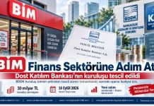 BİM Finans Sektörüne Adım Attı: Dost Katılım Bankası’nın Kuruluşu Tescil Edildi